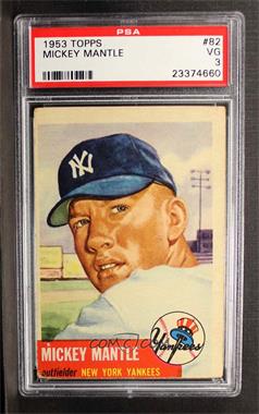 1953 Topps - [Base] #82 - Mickey Mantle [PSA 3 VG]