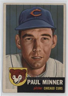 1953 Topps - [Base] #92.1 - Paul Minner (Bio Information in Black)