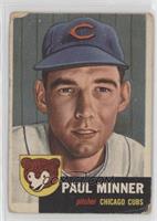 Paul Minner (Bio Information in White) [Poor to Fair]