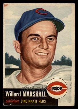 1953 Topps - [Base] #95.1 - Willard Marshall (Bio Information in Black) [VG EX]