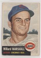 Willard Marshall (Bio Information in Black) [Poor to Fair]