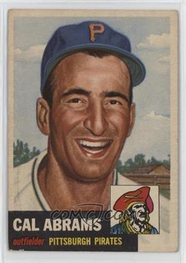 1953 Topps - [Base] #98.1 - Cal Abrams (Bio Information in Black) [Good to VG‑EX]