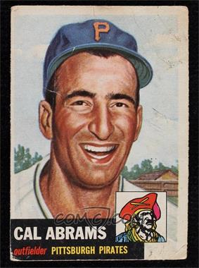1953 Topps - [Base] #98.1 - Cal Abrams (Bio Information in Black)