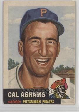 1953 Topps - [Base] #98.2 - Cal Abrams (Bio Information in White)