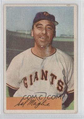1954 Bowman - [Base] #105.2 - Sal Maglie (Quiz Answer is 1904) [Good to VG‑EX]