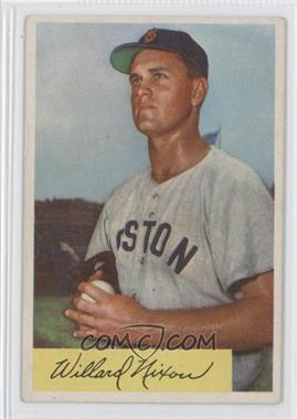 1954 Bowman - [Base] #114 - Willard Nixon [Noted]