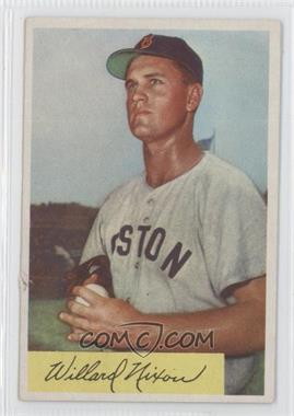 1954 Bowman - [Base] #114 - Willard Nixon [Noted]