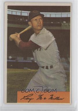 1954 Bowman - [Base] #12.2 - Roy McMillan (At Bat 557 & 1296) [Poor to Fair]