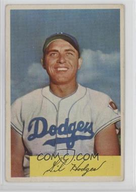 1954 Bowman - [Base] #138.1 - Gil Hodges (Field Avg is .993 & .991) [Poor to Fair]