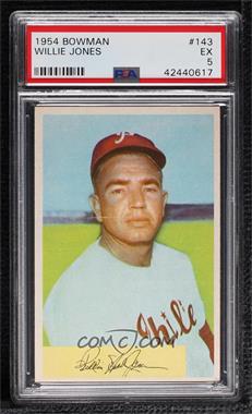 1954 Bowman - [Base] #143 - Willie Jones [PSA 5 EX]