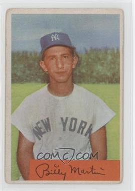 1954 Bowman - [Base] #145.1 - Billy Martin (Field Avg is .983 & .982) [Poor to Fair]