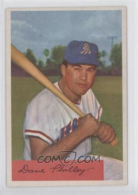 1954 Bowman - [Base] #163.2 - Dave Philley (Traded Line,152 Games)