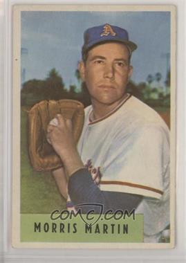 1954 Bowman - [Base] #179.1 - Morris Martin (E.R.A. 4.44) [Poor to Fair]