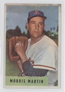 1954 Bowman - [Base] #179.1 - Morris Martin (E.R.A. 4.44) [Poor to Fair]