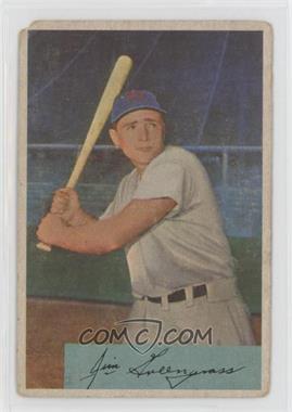 1954 Bowman - [Base] #28.1 - Jim Greengrass (Born: Addison, N.J.) [COMC RCR Poor]