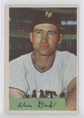 1954 Bowman - [Base] #41.1 - Alvin 'Al' Dark (.986,.960 Field Avg.)