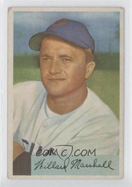 1954 Bowman - [Base] #70 - Willard Marshall [Noted]