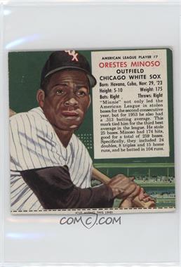 1954 Red Man Tobacco All-Star Team - American League Series - Cut Tab #7.1 - Minnie Minoso (Contest Expires March 31, 1955)