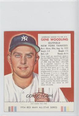 1954 Red Man Tobacco All-Star Team - American League Series #15.1 - Gene Woodling (Contest Expires March 31, 1955)