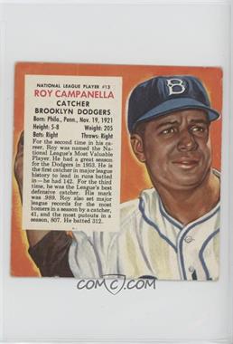 1954 Red Man Tobacco All-Star Team - National League Series - Cut Tab #13.1 - Roy Campanella (Contest Expires March 31, 1955) [Good to VG‑EX]