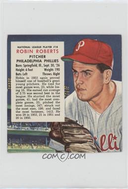 1954 Red Man Tobacco All-Star Team - National League Series - Cut Tab #18.1 - Robin Roberts (Contest Expires March 31, 1955) [Altered]