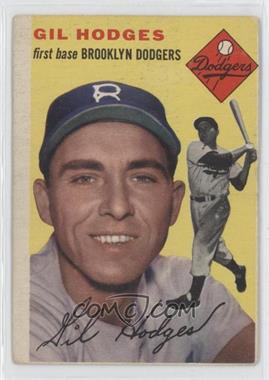 1954 Topps - [Base] #102 - Gil Hodges [Good to VG‑EX]