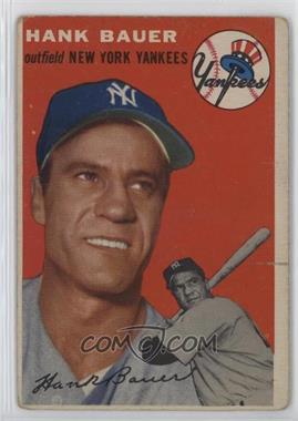 1954 Topps - [Base] #130 - Hank Bauer [Good to VG‑EX]
