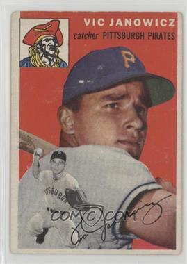 1954 Topps - [Base] #16.1 - Vic Janowicz (White Back) [COMC RCR Poor]