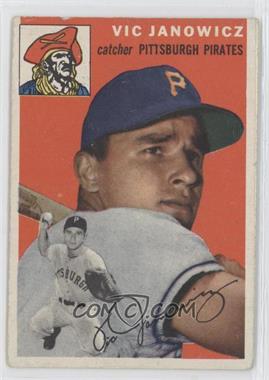 1954 Topps - [Base] #16.1 - Vic Janowicz (White Back)