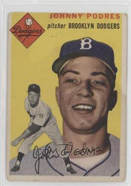 1954 Topps - [Base] #166 - Johnny Podres [Poor to Fair]