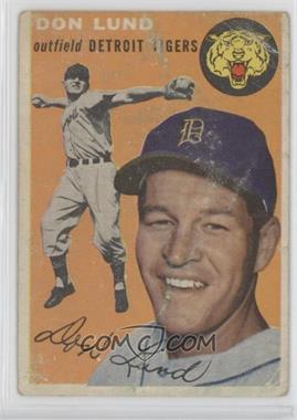 1954 Topps - [Base] #167 - Don Lund [COMC RCR Poor]