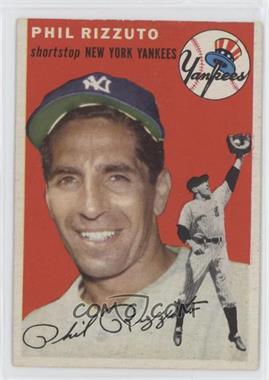 1954 Topps - [Base] #17.1 - Phil Rizzuto (White Back)