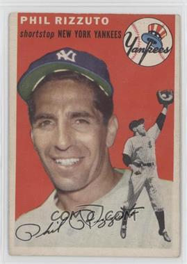 1954 Topps - [Base] #17.1 - Phil Rizzuto (White Back)