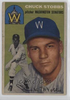 1954 Topps - [Base] #185 - Chuck Stobbs [Good to VG‑EX]