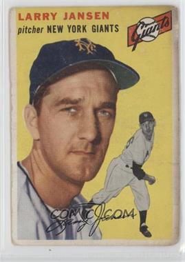 1954 Topps - [Base] #200 - Larry Jansen [COMC RCR Poor]