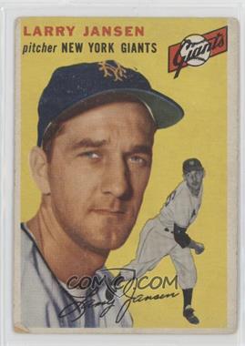 1954 Topps - [Base] #200 - Larry Jansen [Good to VG‑EX]