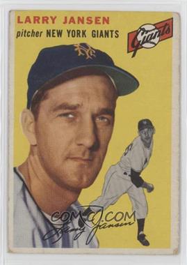 1954 Topps - [Base] #200 - Larry Jansen [Good to VG‑EX]