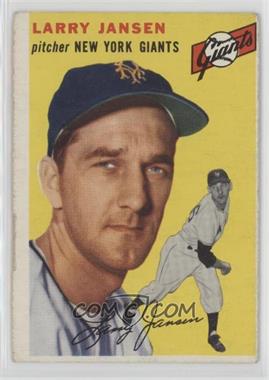 1954 Topps - [Base] #200 - Larry Jansen [Good to VG‑EX]