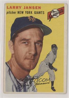 1954 Topps - [Base] #200 - Larry Jansen [Good to VG‑EX]