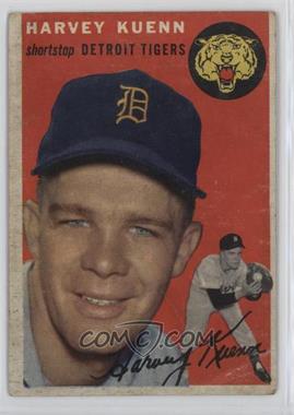 1954 Topps - [Base] #25.1 - Harvey Kuenn (White Back) [Good to VG‑EX]