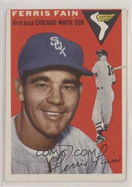 1954 Topps - [Base] #27.1 - Ferris Fain (White Back)