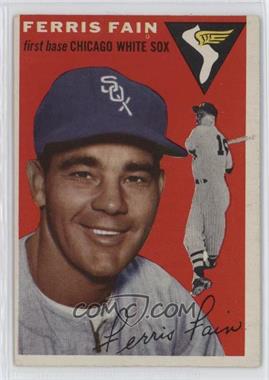 1954 Topps - [Base] #27.1 - Ferris Fain (White Back)