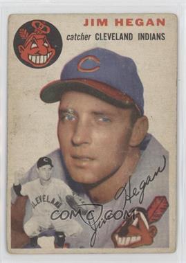 1954 Topps - [Base] #29.1 - Jim Hegan (White Back) [Good to VG‑EX]