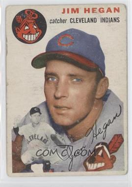 1954 Topps - [Base] #29.1 - Jim Hegan (White Back) [Good to VG‑EX]