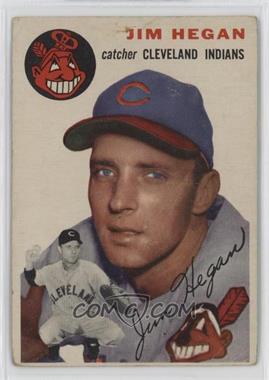 1954 Topps - [Base] #29.1 - Jim Hegan (White Back) [Good to VG‑EX]