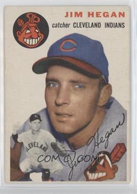 1954 Topps - [Base] #29.1 - Jim Hegan (White Back) [Good to VG‑EX]