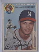 Eddie Mathews (White Back) [Good to VG‑EX]