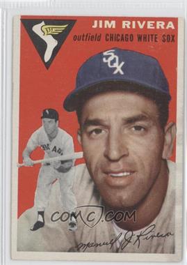 1954 Topps - [Base] #34.1 - Jim Rivera (White Back) [Good to VG‑EX]