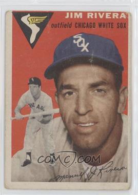 1954 Topps - [Base] #34.1 - Jim Rivera (White Back) [Good to VG‑EX]