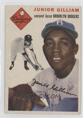 1954 Topps - [Base] #35.1 - Jim Gilliam (White Back; Junior on Card)